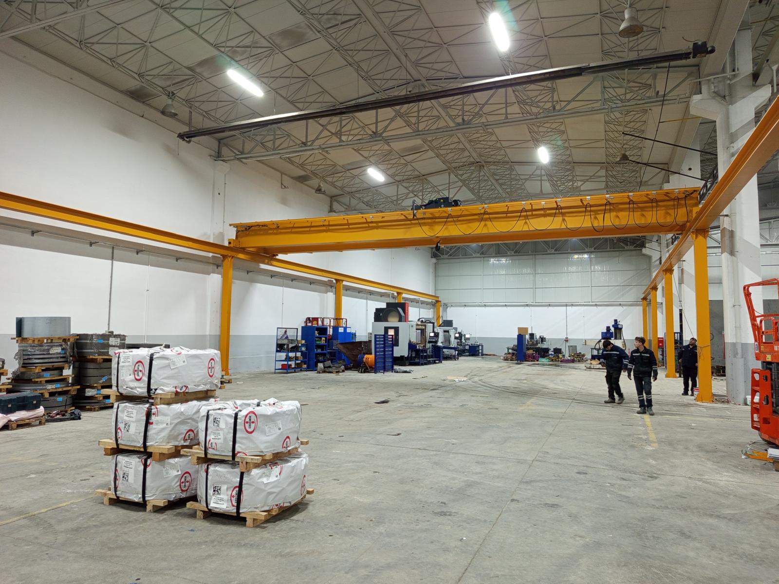 10 TON ÇİFT KİRİŞ VİNÇ SİSTEMİ